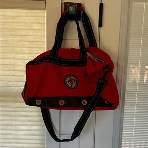 High Impact Red Gym Duffle Bag Vintage 90’s